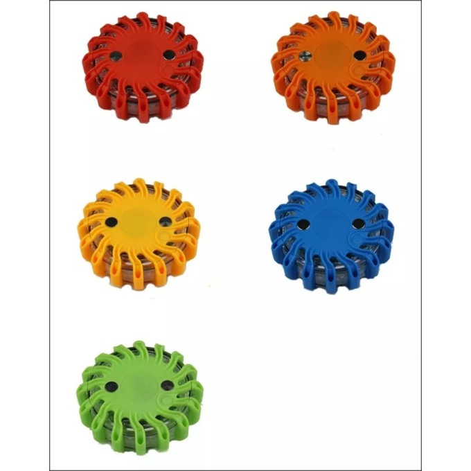 Set 6 girofaruri magnetice LED cu acumulatori